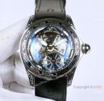New Copy Corum Bubble Squelette SS Tattoo Watch 45mm